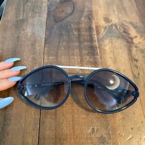 🛍️VERSACE Navy Oval Sunglasses